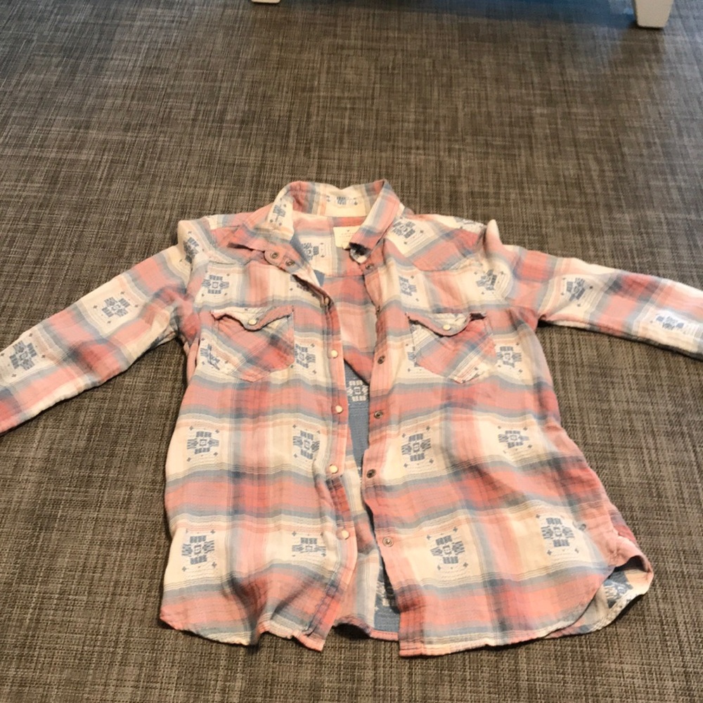 American eagle vintage boyfriend flannel